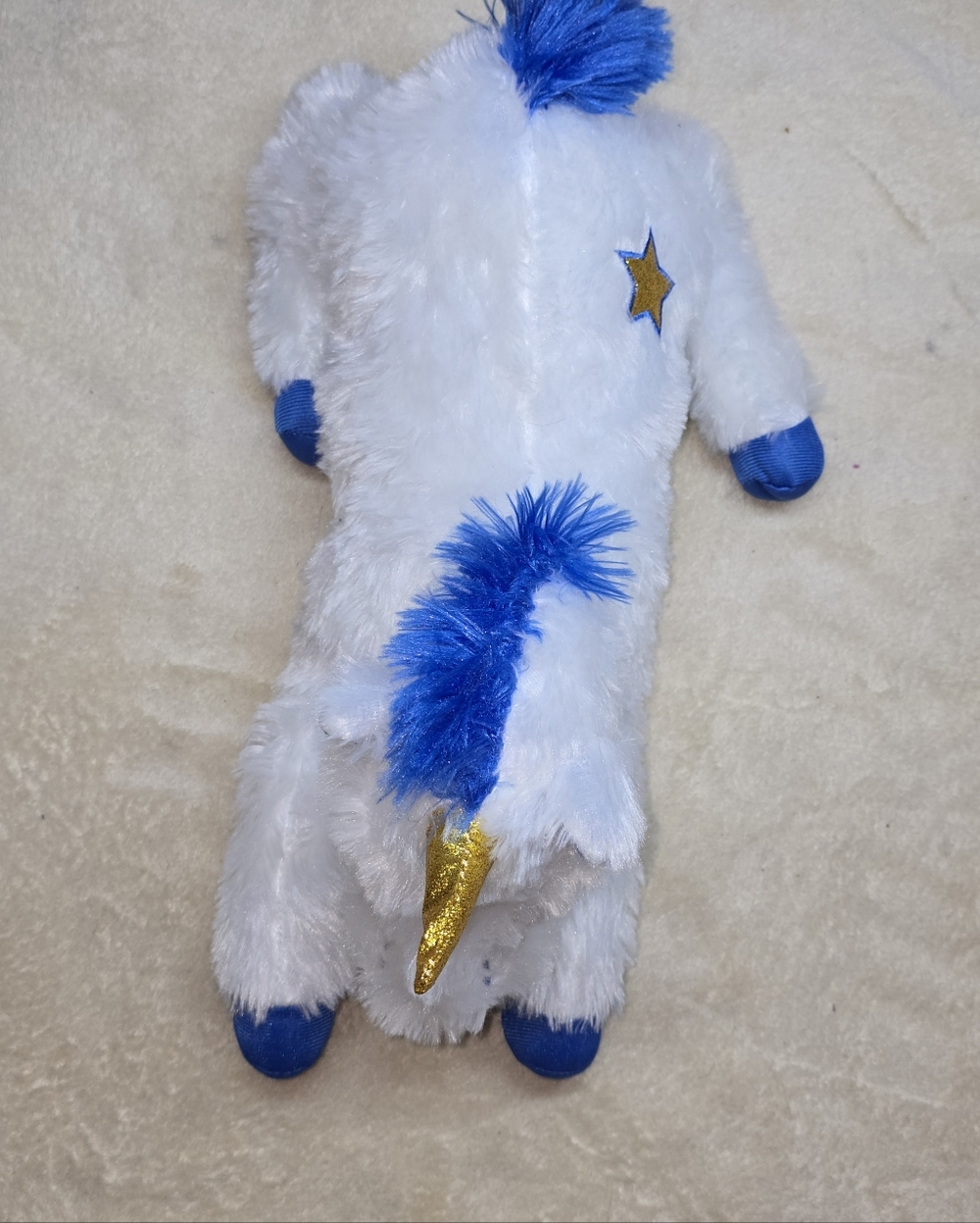 Unicorn Goffa Intl. Plush Blue & White with Star